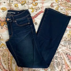 American eagle kick boot jeans, size 6
